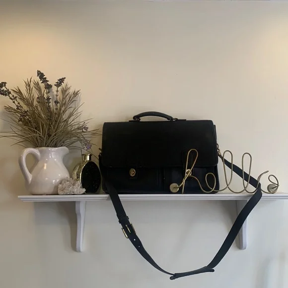 Coach | Bags | Coach Vintage Double Turn Lock Briefcase